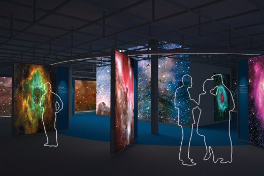 Vizualizace jedné z prvních expozic. Autor Rudiš-Rudiš architekti, s.r.o.